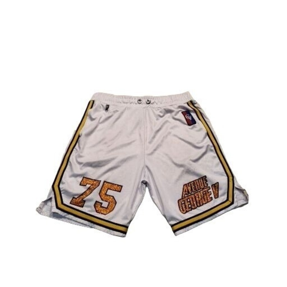 Avenue George V‎ Paris Basketball Shorts Mens Sz XL White Sportswear Athleisure